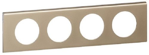 Рамка универсальная Legrand Celiane Corian 4-м. металл никель велюр картинка